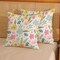 Spring Pillow Covers 20x20 Set of 2, Watercolor Yellow Pink Blue Flowers Throw Pillows Summer Spring Floral Leaf Print Decor Pillowcase Farmhouse Outdoor Decorations Cushion Case for Couch Home